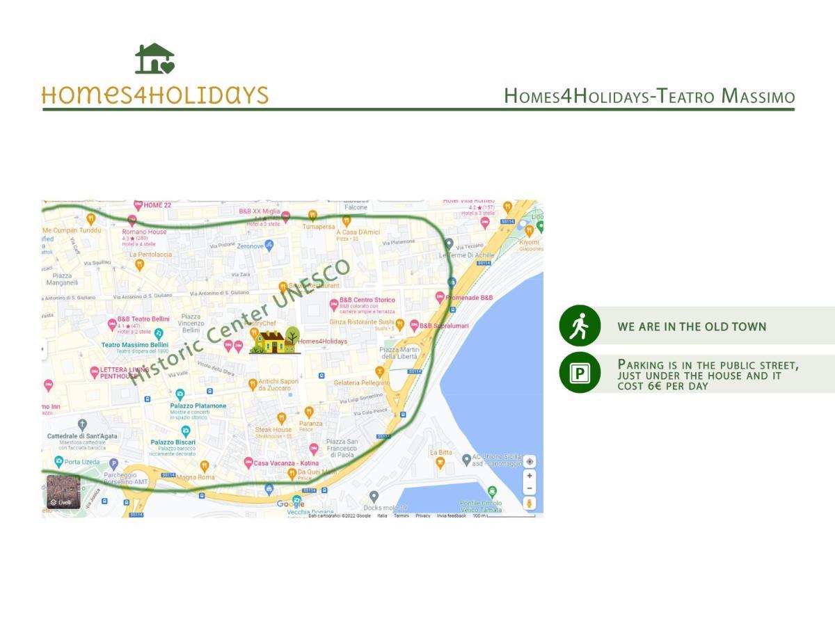 Homes4Holidays - Teatro Massimo Катания Екстериор снимка